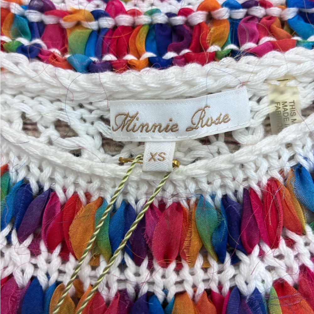 Minnie Rose Crochet Top Size XS - Picture 3 of 4